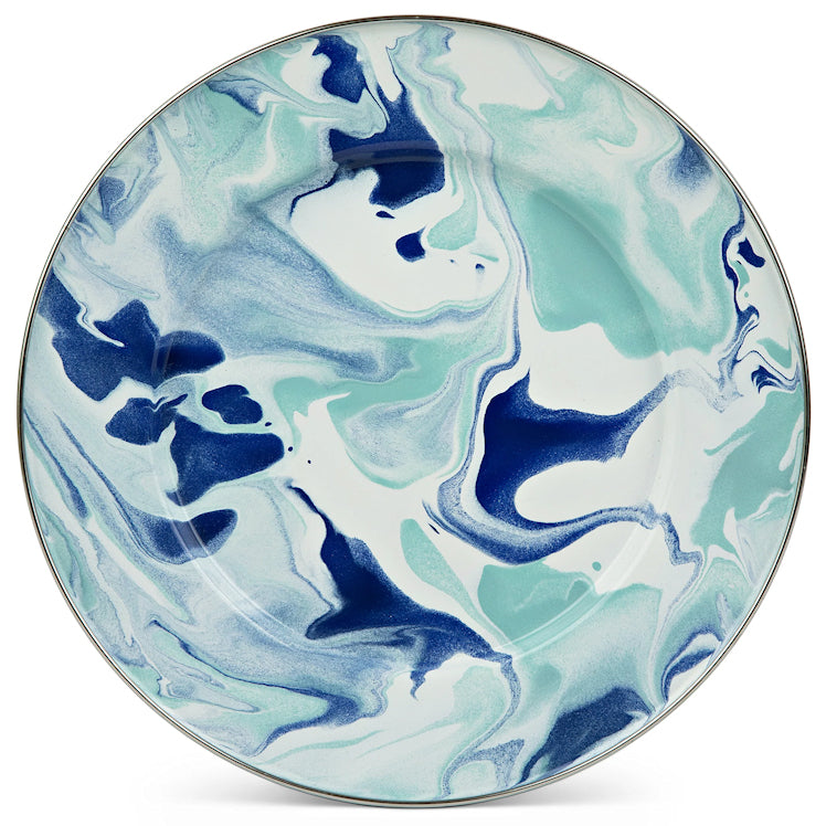 Clear Lake Porcelain Enamelware Dinnerware - Nautical Luxuries