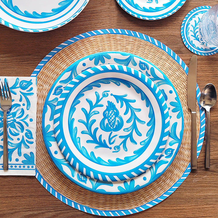 Mediterranean Splash Melamine Dinnerware Set