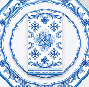 French Country Bleu Melamine Dinnerware Set - Nautical Luxuries