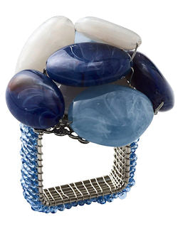 Water Stones Napkin Ring Set - Nautical Luxuries