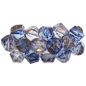 Glacier Blue Blocks Napkin Ring Set - Nautical Luxuries