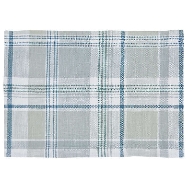 Beach Cottage Plaid Table Linens - Nautical Luxuries
