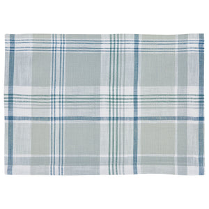 Beach Cottage Plaid Table Linens - Nautical Luxuries