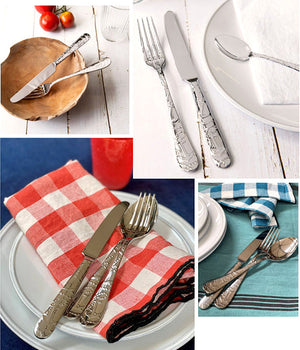 Drop Anchor Beach Collection 20-Pc. Flatware Set - Nautical Luxuries