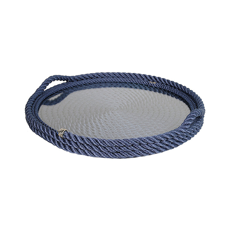 Maritimo Collection Round Nautical Serving Tray