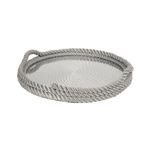 Maritimo Collection Round Nautical Serving Tray