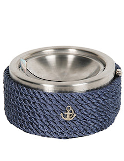 Maritimo Collection Nautical Rope Flip-Top Ashtray - Nautical Luxuries