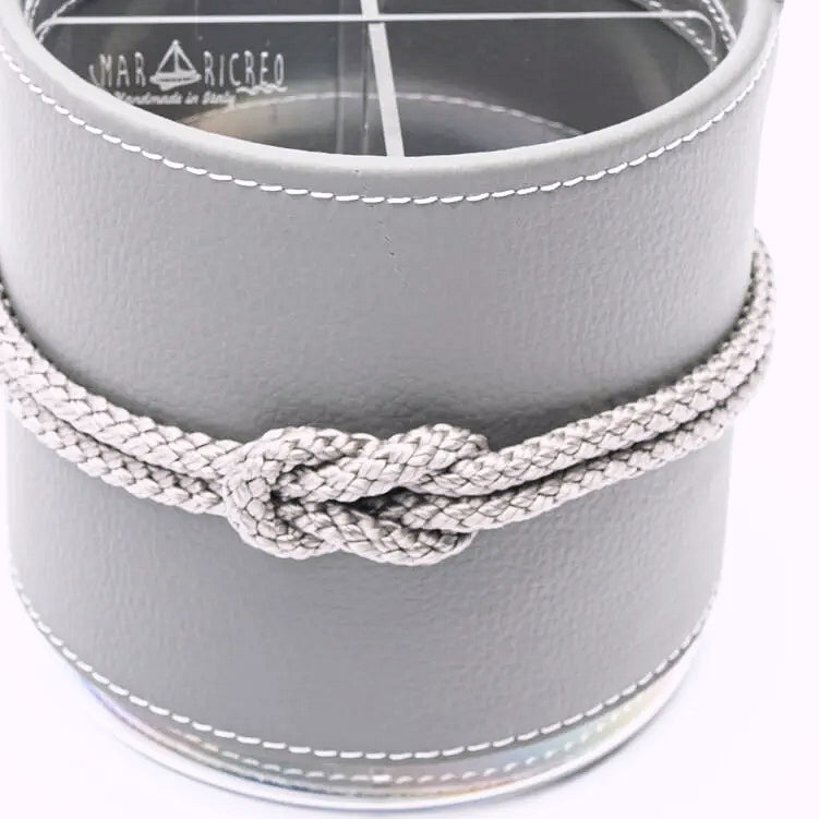 Euro Yachting Faux Leather Flatware Caddy
