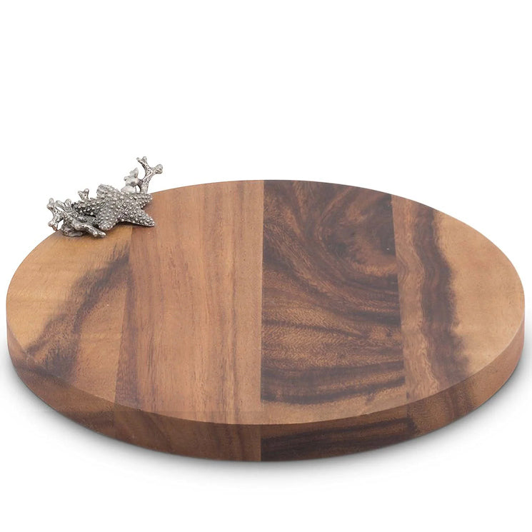 Reef Starfish Acacia Wood Cheese Board - Nautical Luxuries
