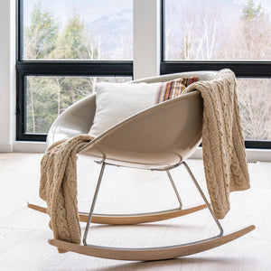 Lobsterman's Sweater Eco-Conscious Knit Throw - Nautical Luxuries