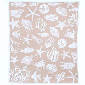 Ocean's Bounty Eco-Conscious Knit Throw