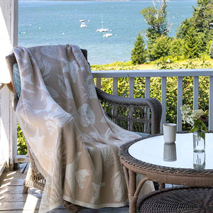 Ocean's Bounty Eco-Conscious Knit Throw