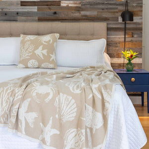 Ocean's Bounty Eco-Conscious Knit Throw