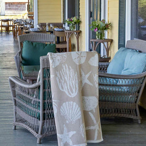 Ocean's Bounty Eco-Conscious Knit Throw
