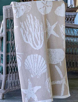 Ocean's Bounty Eco-Conscious Knit Throw