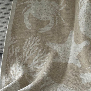Ocean's Bounty Eco-Conscious Knit Throw