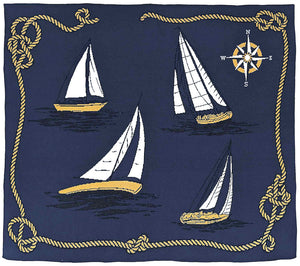 Under Sail Eco-Conscious Knit Throw