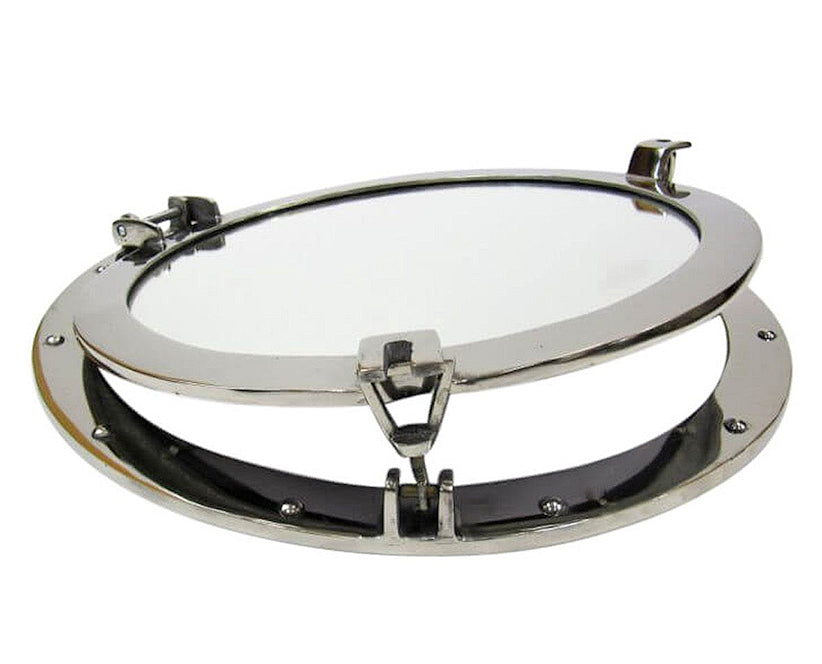 Nautical Porthole Chrome Mirrors - Nautical Luxuries
