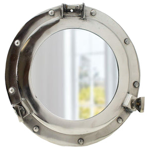 Nautical Porthole Chrome Mirrors - Nautical Luxuries