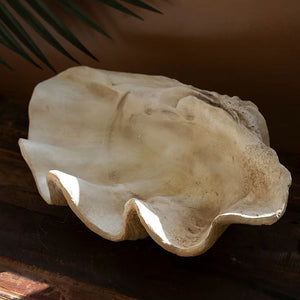 Giant Clamshell Centerpiece - Nautical Luxuries