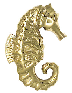 Seahorse Brass Door Knocker - Nautical Luxuries