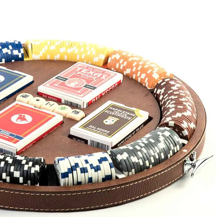 Euro Yachting Captain's Poker Games Set - Nautical Luxuries