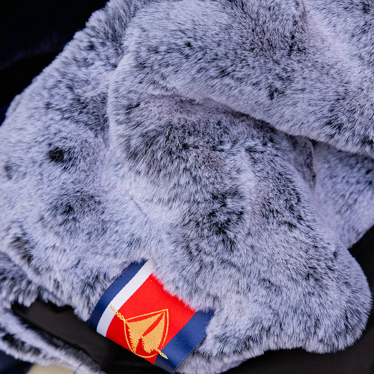 Yacht Furs Luxury Weatherproof Blanket/Silver Mink - Nautical Luxuries