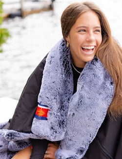 Yacht Furs Luxury Weatherproof Blanket/Silver Mink - Nautical Luxuries