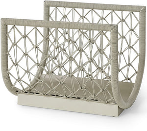 Iron Knotted Net Fireplace Accessories - Nautical Luxuries