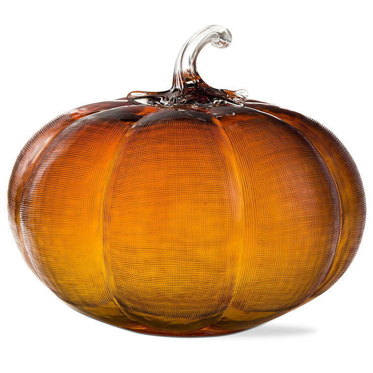 Seaside Garden Glass Pumpkin - Nautical Luxuries