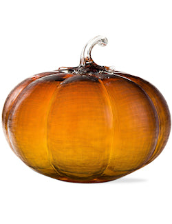 Seaside Garden Glass Pumpkin - Nautical Luxuries