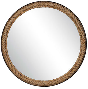 Seafarer's Nautical Rope Framed Mirror - Nautical Luxuries