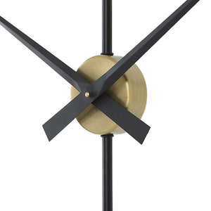 Brass Rigged Contemporary Nautical Wall Clock - Nautical Luxuries