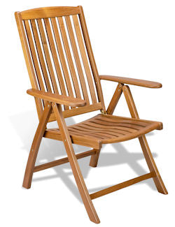 Yachting Teak Collection Reclining Armchair