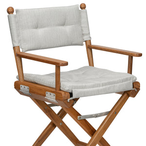 Yachting Teak Collection Luxe Solid Cushion Deck Chairs - Nautical Luxuries