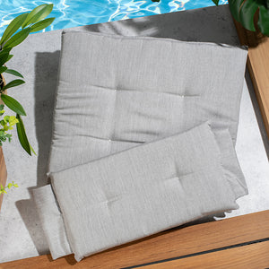 Yachting Teak Collection Luxe Solid Cushion Deck Chairs - Nautical Luxuries