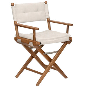 Yachting Teak Collection Luxe Solid Cushion Deck Chairs