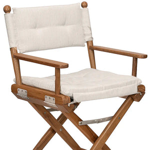 Yachting Teak Collection Luxe Solid Cushion Deck Chairs
