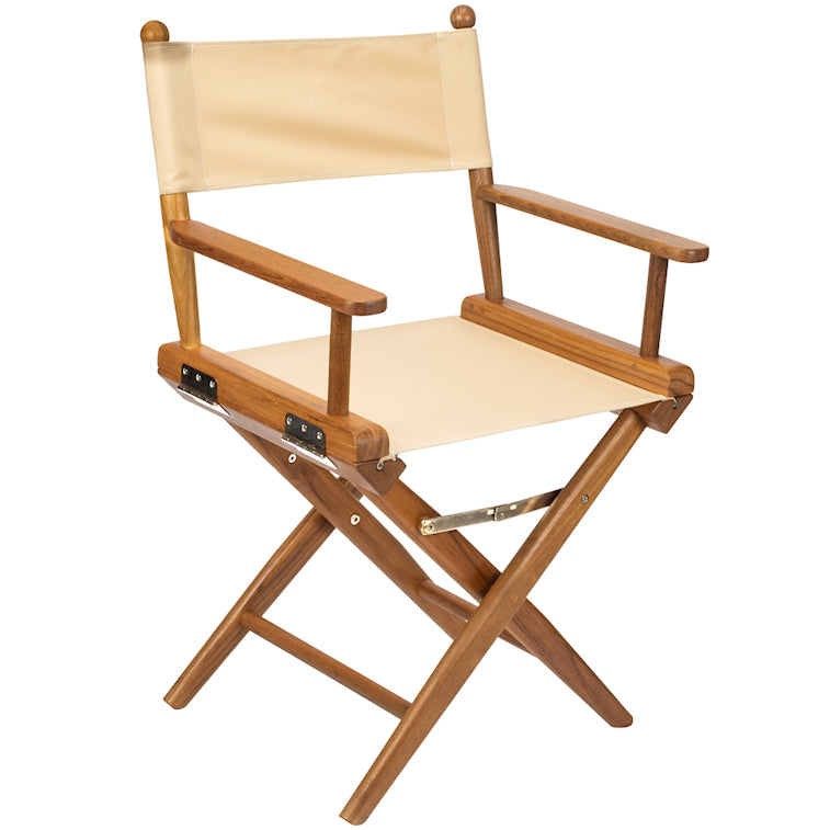 Yachting Teak Collection Sunbrella® Director's Chairs - Nautical Luxuries