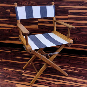 Yachting Teak Collection Sunbrella® Stripe Director's Chair
