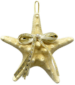 Natural Deep Sea Shells 12-Pc. Ornament Set - Nautical Luxuries