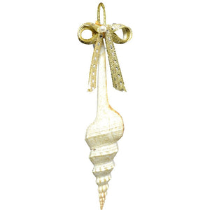 Natural Deep Sea Shells 12-Pc. Ornament Set - Nautical Luxuries