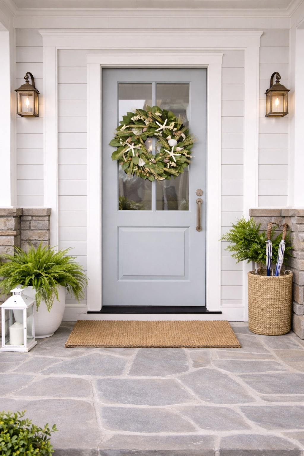 Nantucket Star Preserved Coastal Wreath - Nautical Luxuries