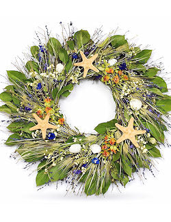 Big Sur Beach Coastal Wreath - Nautical Luxuries