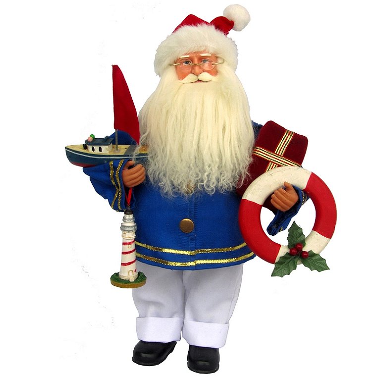 Seafaring Nautical Santa - Nautical Luxuries