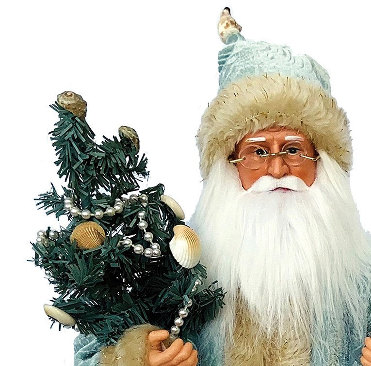 Coastal Christmas Tree Santa - Nautical Luxuries