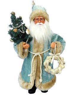 Coastal Christmas Tree Santa - Nautical Luxuries