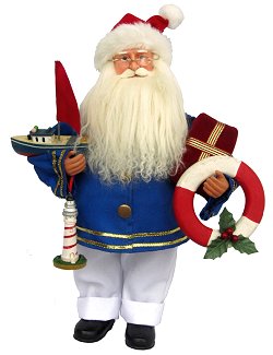 Seafaring Nautical Santa - Nautical Luxuries
