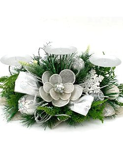 Beach Christmas Durables Capiz Shell Candleholder Centerpiece - Nautical Luxuries