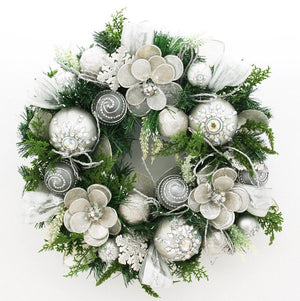 Beach Christmas Durables Capiz Shell Wreath - Nautical Luxuries